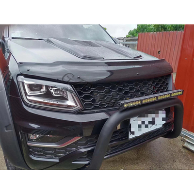 Auto Pickup Abs Front Grill Mesh Smooth Shinny For Amarok Vw 2015-2019