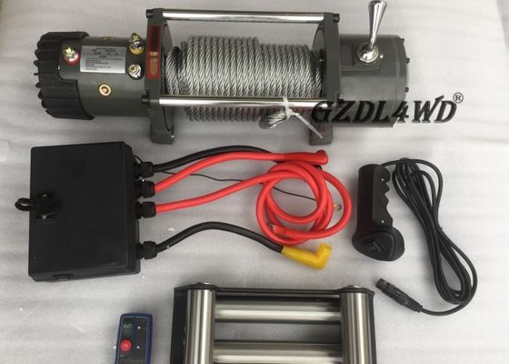 Torno 12v automotriz eléctrico 24v 8000lbs del manillar de Off Road mini para ATV