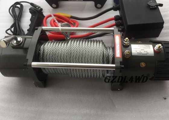 alambre de acero eléctrico resistente 9500lbs del torno 8.3m m del camión 12v para Off Road