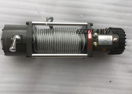5 línea de acero 12V 24V del alambre 10000lbs del torno eléctrico resistente de Off Road de la tonelada sola