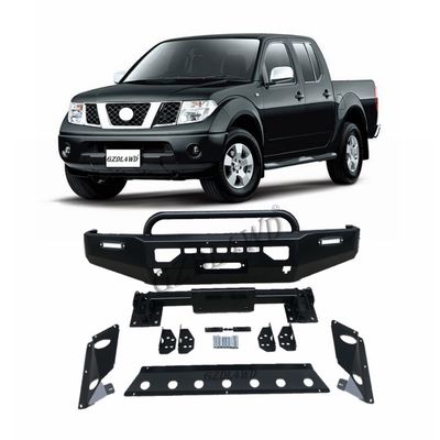 Protector del parachoques delantero de acero laminado 4x4 para Navara D40 2006-2010