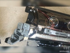 Plastic Conversation Body Kit For Toyota Land Cruiser Fj200 Lc200 2008 - 2015 Upgrade To 2016